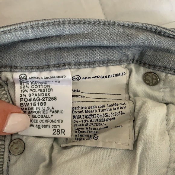 AG distressed super skinny ankle jean - Picture 6 of 6